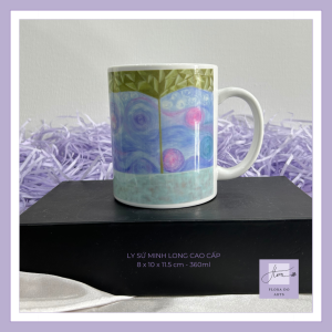 Minh Long Porcelain Cup – Rocky Tree No 1