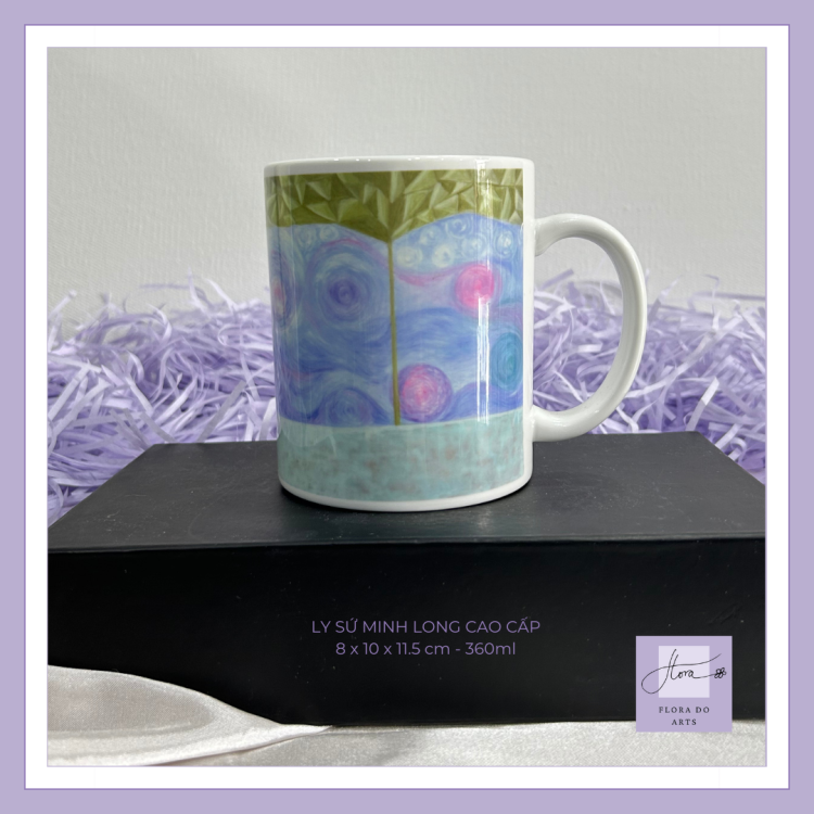 Minh Long Porcelain Cup – Rocky Tree No 1